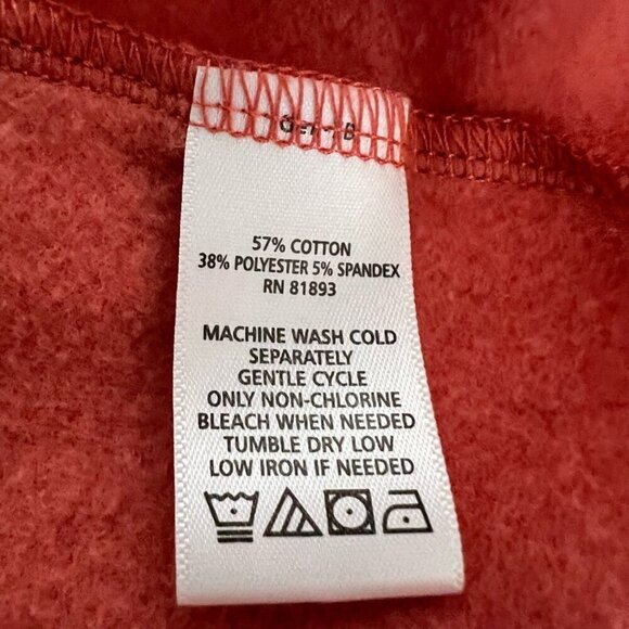 Denim & Co. Womens Cardigan Sweater Coral Long Sleeve V Neck Single Button M - Picture 11 of 11